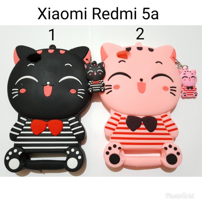 Jual CASE 3D Hello Xiaomi Redmi 5a / Silicon case Xiaomi 5a KARAKTER Cat I Case Hp I Casing Xiaomi I