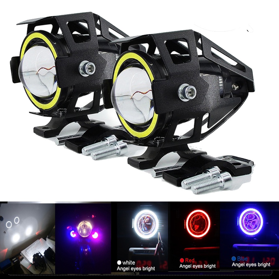 TERMURAH Lampu Tembak Motor LED High Beam 1000 Lumens 1 PCS - Lampu Tembak Motor ATV Transformer Projector Lens Headlight LED 1200 Lumens 30W - Lampu motor depan variasi - Lampu motor LED - Lampu variasi depan - Lampu motor jarak jauh