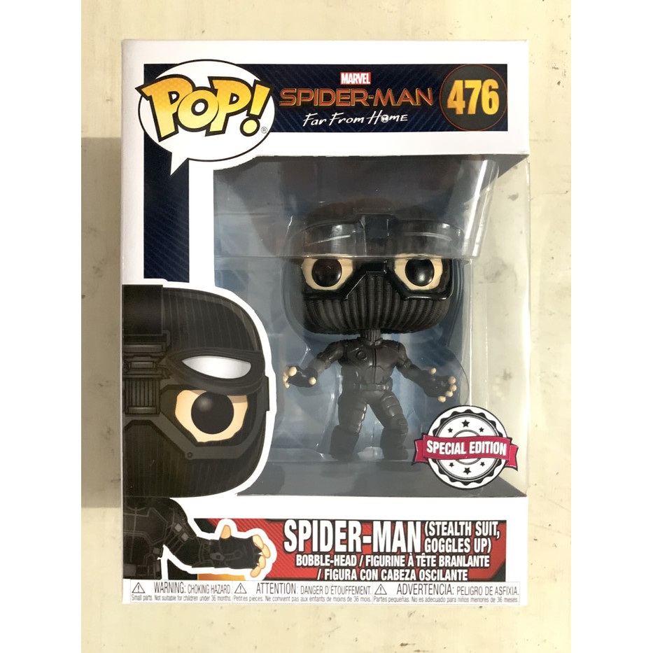 Funko POP Marvel: SPIDER-MAN Far From Home - Spiderman Goggles Up