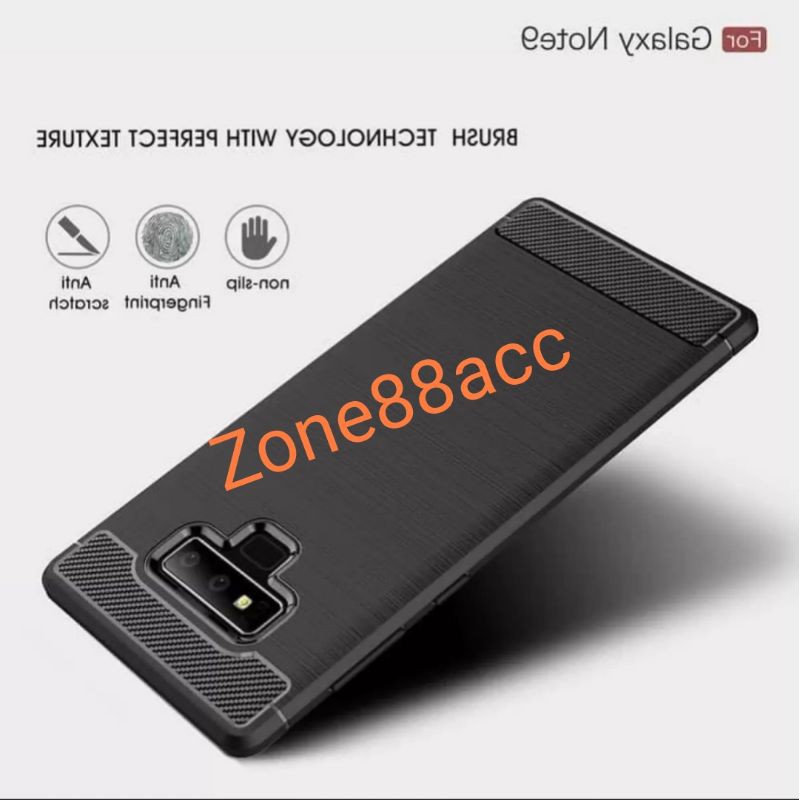 Silicon Case SAMSUNG Note 9 Softcase iPAKY Carbon Casing Cover TPU