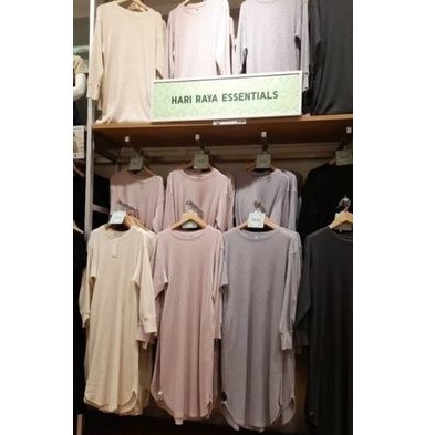 JASTIP UNIQLO DRESS WAFFLE