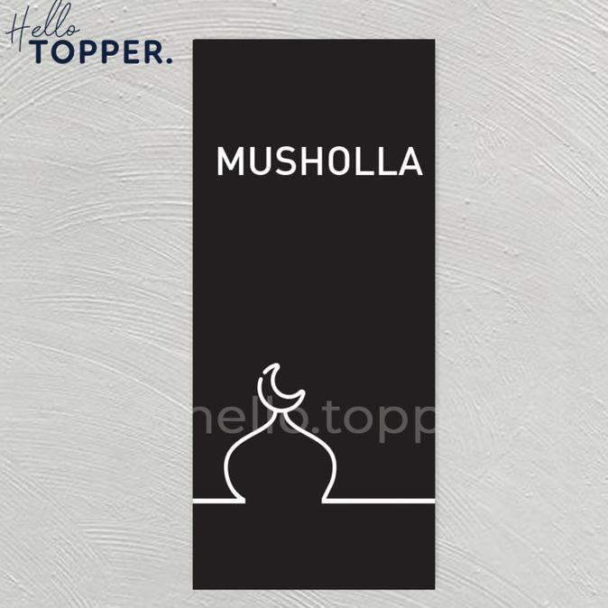 

✨BISA COD✨ Sign Label Akrilik Musholla | Ruang Musholla Acrylic Signage