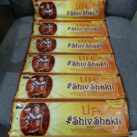 Pouch Plastic Shiv Shakti Incense