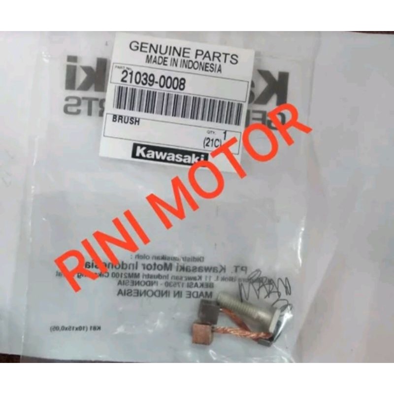 areng dinamo stater starter carbon brush KLX 150 Original