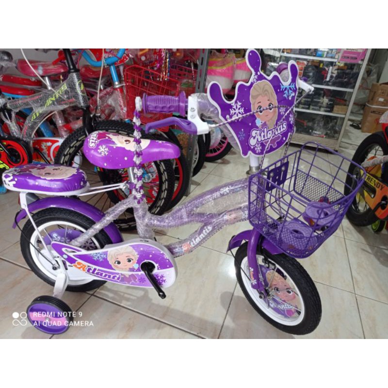 Sepeda anak perempuan atlantis 12 winter