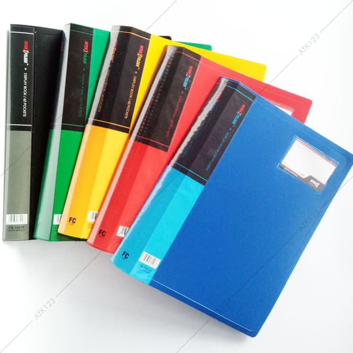 

Jual Clear Holder Display Books Folio 60 Pockets Inter X Folder Black Diskon