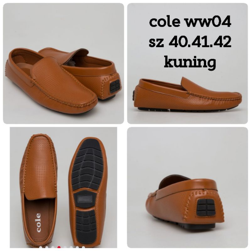 sepatu cole moccasin ww04 sz 40-42 kuning