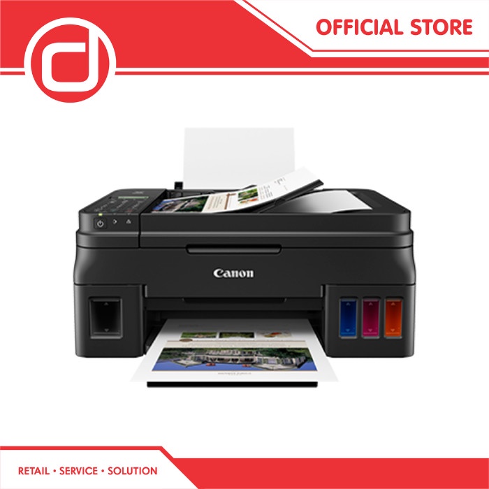 Printer Ink Tank Canon G4010 - Wifi ADF Print Scan Copy F4 Folio - Garansi Hingga 3 Tahun