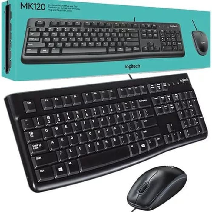 Logitech MK120 Desktop USB Keyboard Mouse