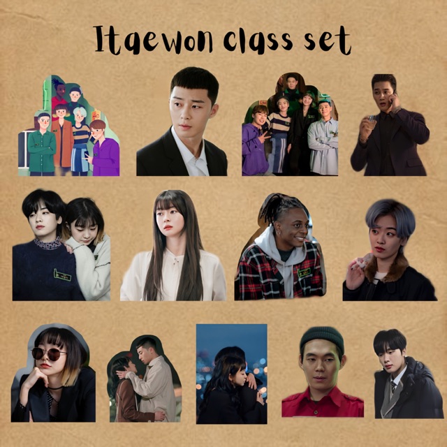 Sticker kdrama Itaewon Class Set