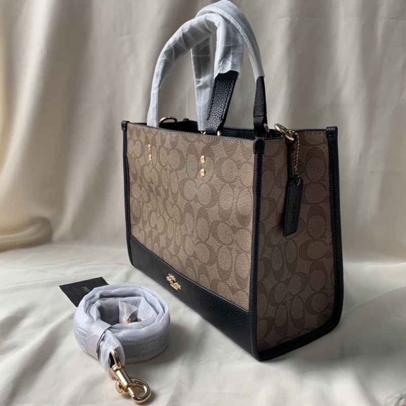 DEMPSEY CARRYALL IN SIGNATURE CANVAS (COACH 1955)