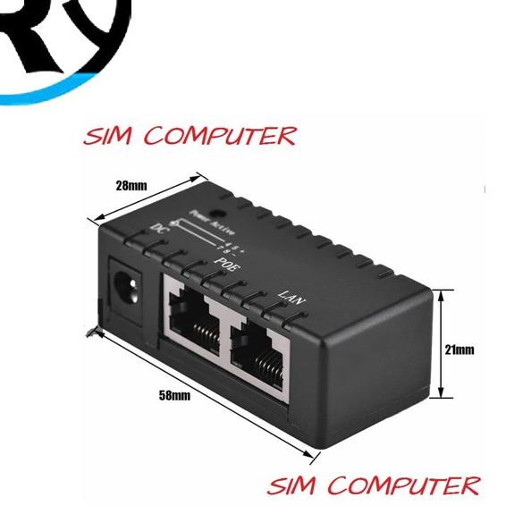 POE Injector SegiEmpat POE Splitter Power Over Ethernet