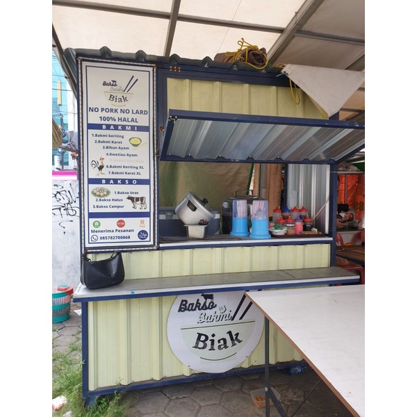 Booth Semi Container