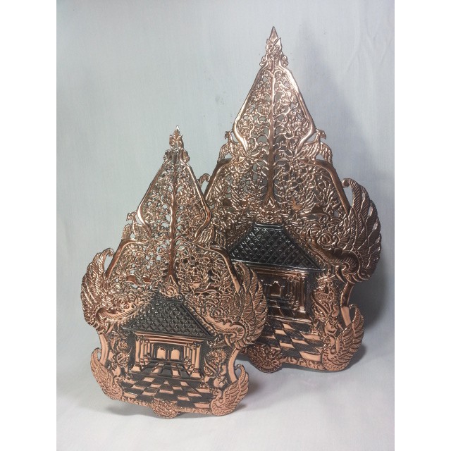 Lampu Dinding Gunungan Tembaga Lampu Wayang Tembaga