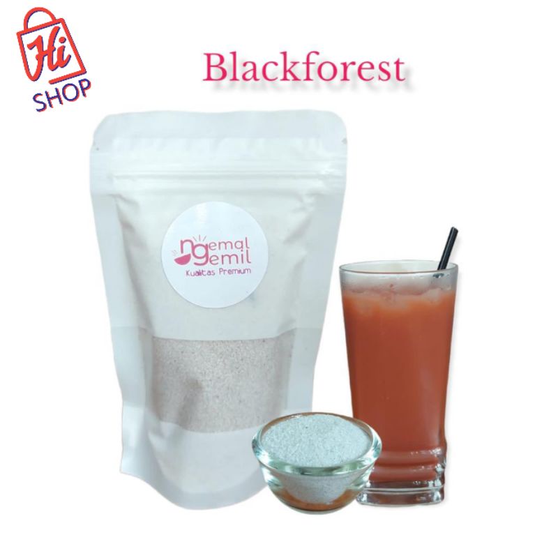

Bubuk Minuman Rasa Blackforest Serbuk Minuman Kekinian Blackforest Powder Drink Kualitas Premium