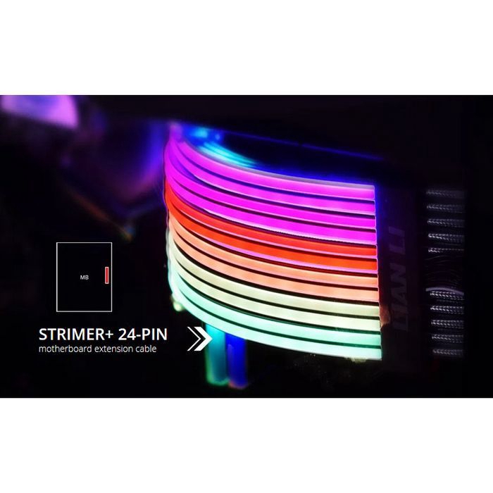 LIAN LI STRIMER PLUS V2 RGB 24 PIN PSU CABLE