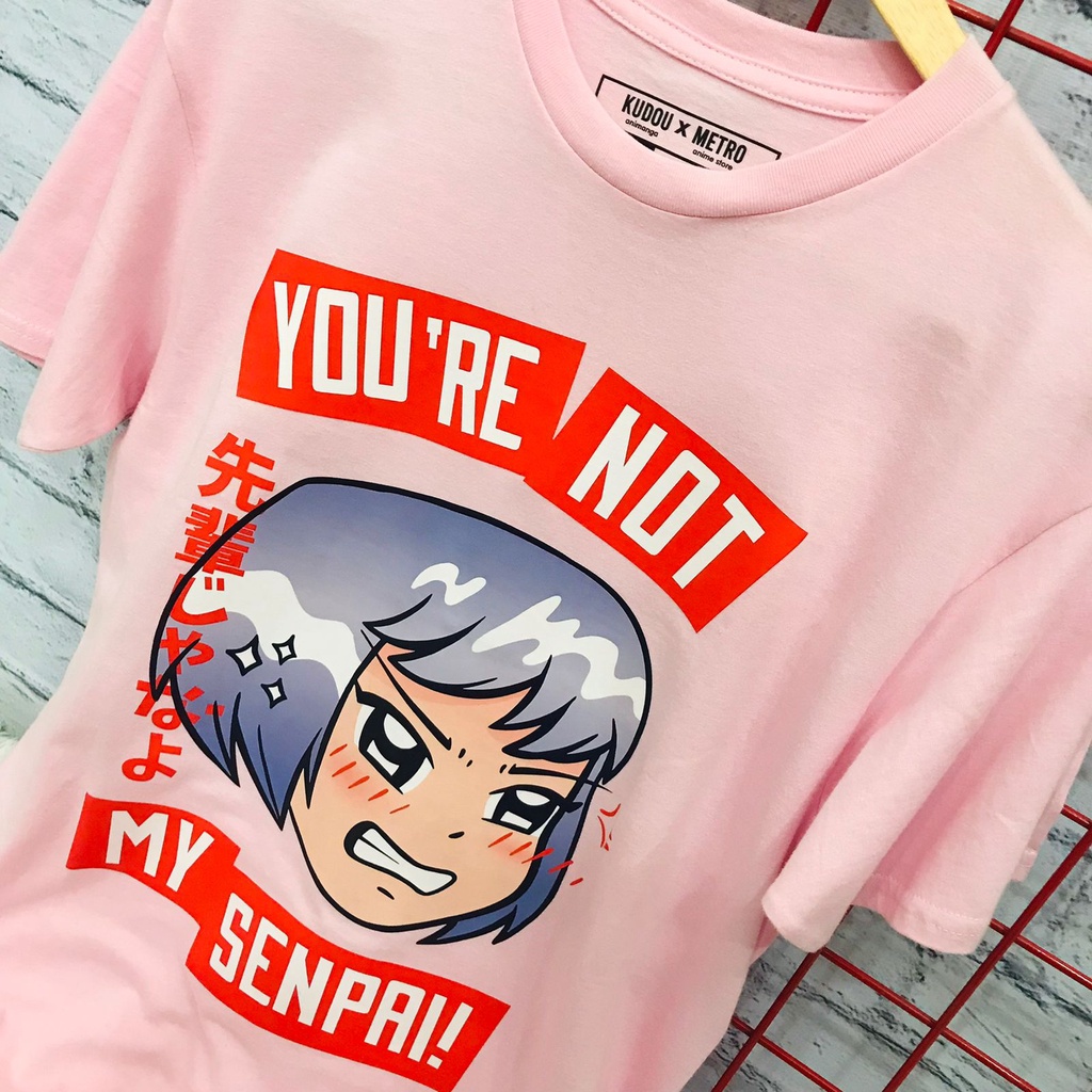 Tshirt Kawaii You Are Not My Senpai Chibi Girl Japan