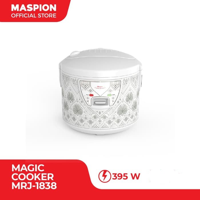 MASPION Magic Cooker 1,8 Liter / Rice Cooker Batik Pandan 1.8 Liter MRJ 1838 - Garansi Resmi 1 Tahun