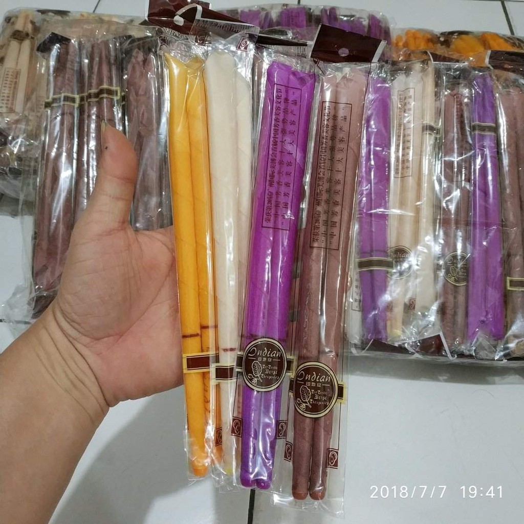 [HARGA 1 BIJI] Ear Candle TEROMPET Indian Original Terapi Telinga Aromaterapi