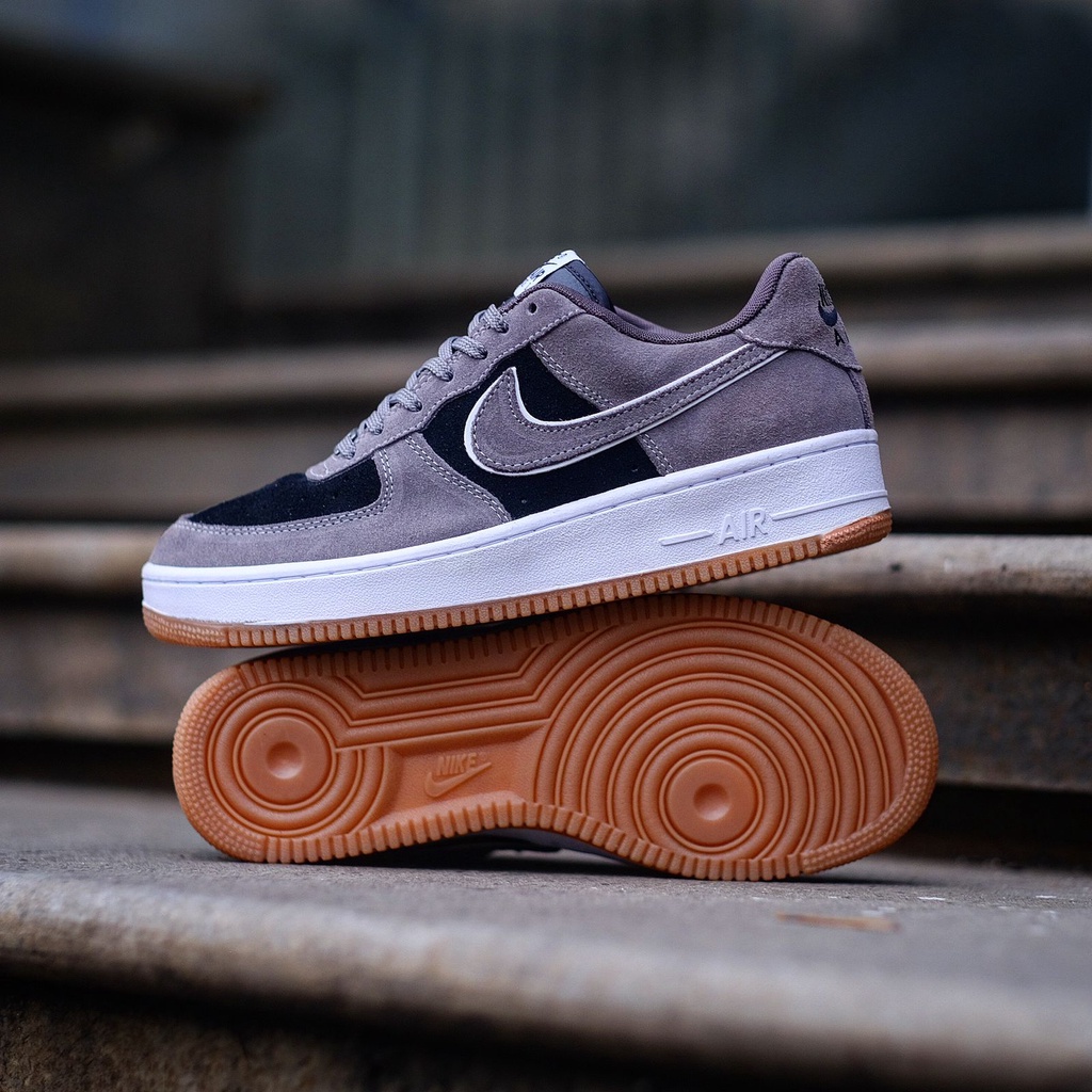 Nike Air Force 1 Low Suede Wolf Grey Gum