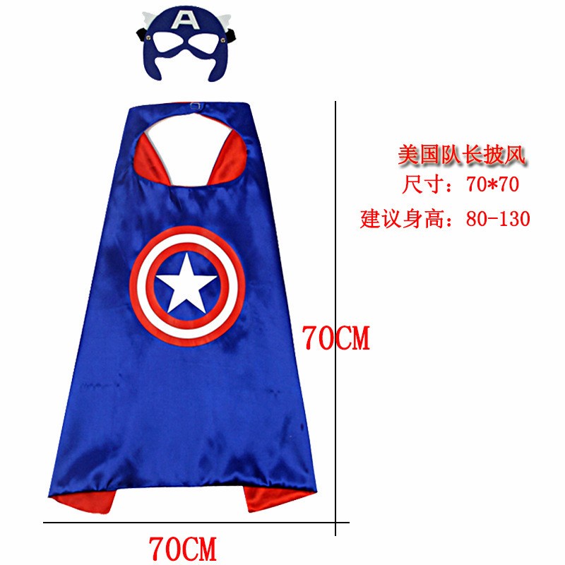 Jubah Set Topeng Superhero Murah Kostum Halloween Anak Murah Cosplay