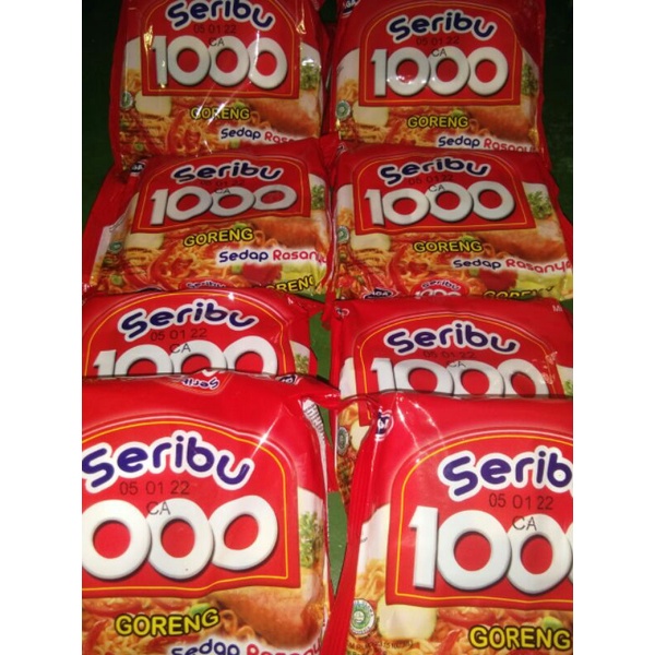 

mie goreng gaga seribu (1000) isi 40 bks