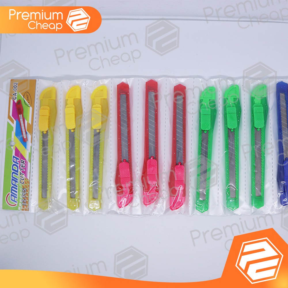 

[12 PCS] Cutter Kecil Amanda Murah Renceng