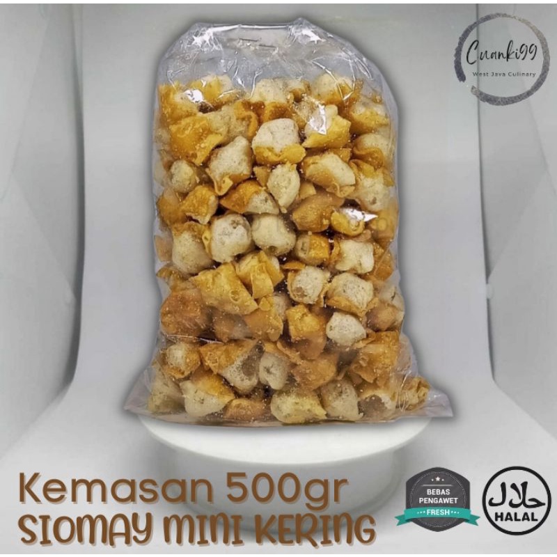 

SIOMAY MINI KERING 500GR Renyah Gurih Topping Baso Aci CUANKI Seblak