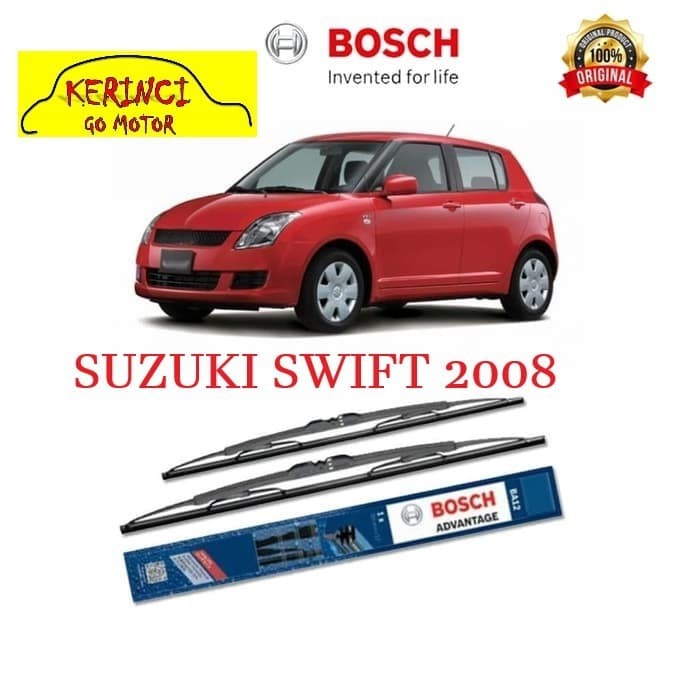 WIPER SUZUK SWIFT 2008 BOSCH ADVANTAGE 21&quot; &amp; 18&quot; SEPASANG WIPER SUZUKI