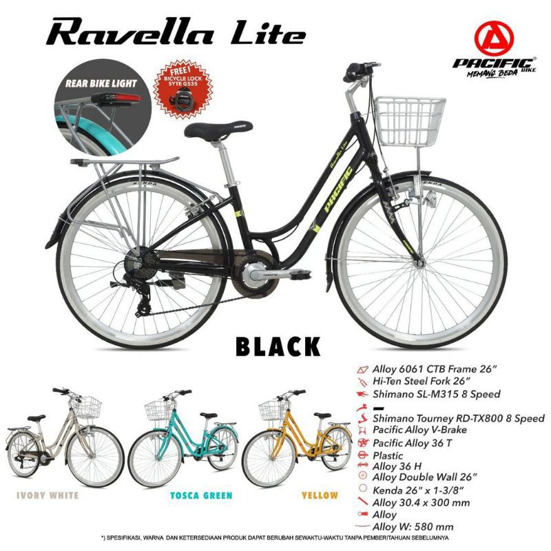 Sepeda CTB 26" Pacific Ravella LITE