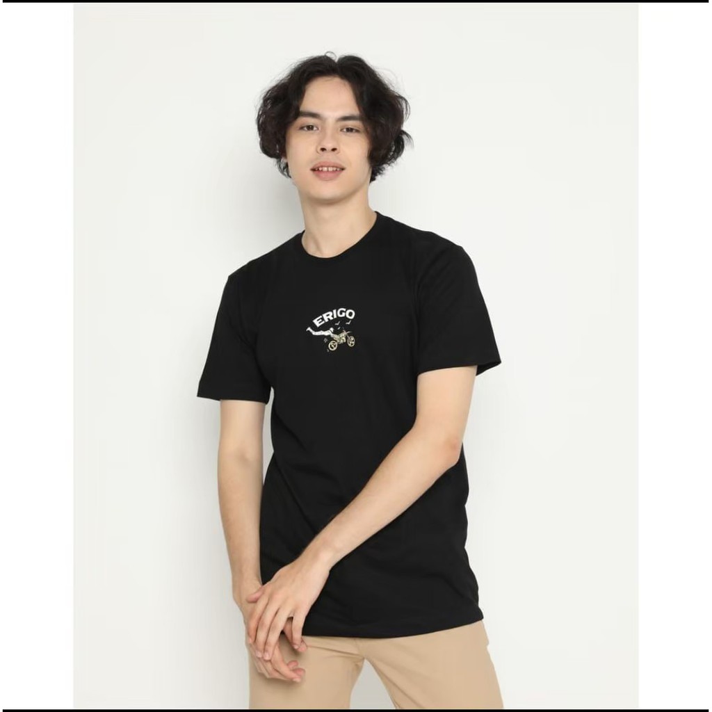 Erigo T-Shirt / Baju Kaos Erigo Hitam Vibe