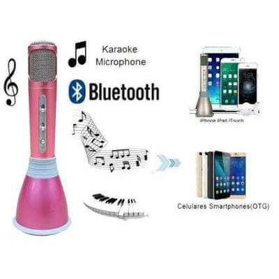 Mic KTV Bluetooth K098 Portable Wireless Microphone Speaker Karaoke