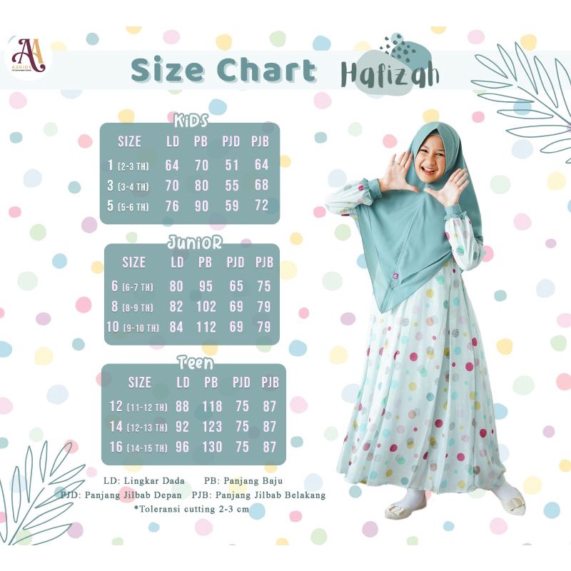 gamis hafizah a2kids