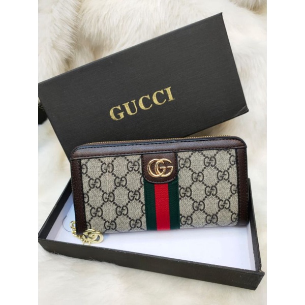 dompet Gucci panjang wanita import