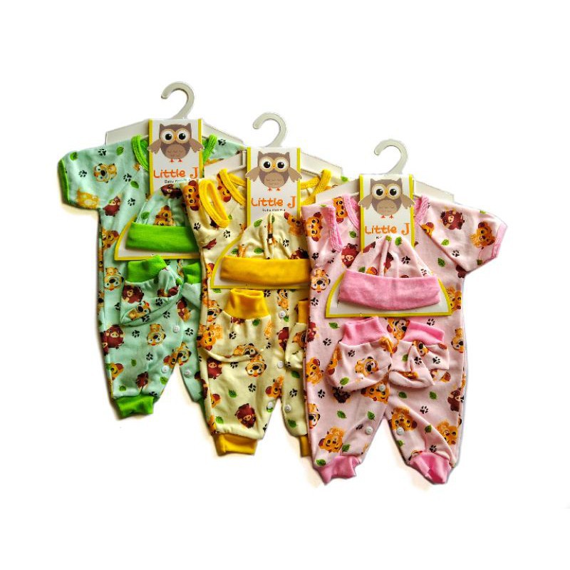 BAJU BAYI JUMSUIT LENGAN PENDEK SET JMS1