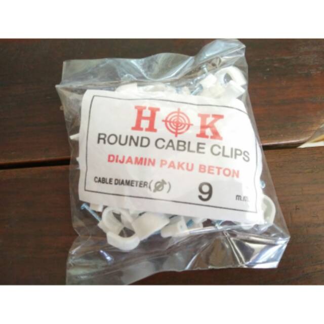 Klem Kabel Beton HK No 9 Paku Beton Asli