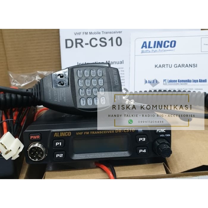 RADIO RIG ALINCO DR-CS10 VHF ORIGINAL - RIG ALINCO DR CS10 VHF