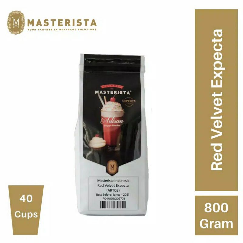 

Masterista Indonesia Bubuk Minuman Red Velvet 800gr, bubuk minuman makassar