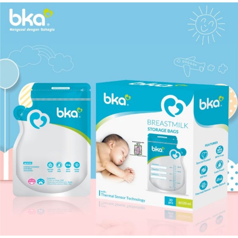 BKA Kantong ASI 120 ml Isi 10 Pcs &amp; 30 Pcs/Breast Milk Storage Bag