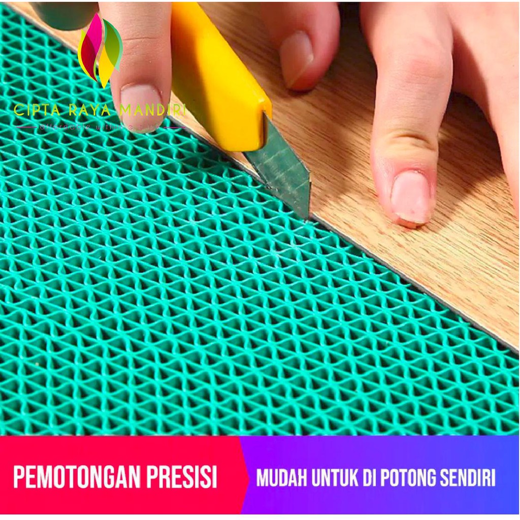 Karpet Karet Keset Anti Slip Kamar Mandi 50 x 120 - JARING