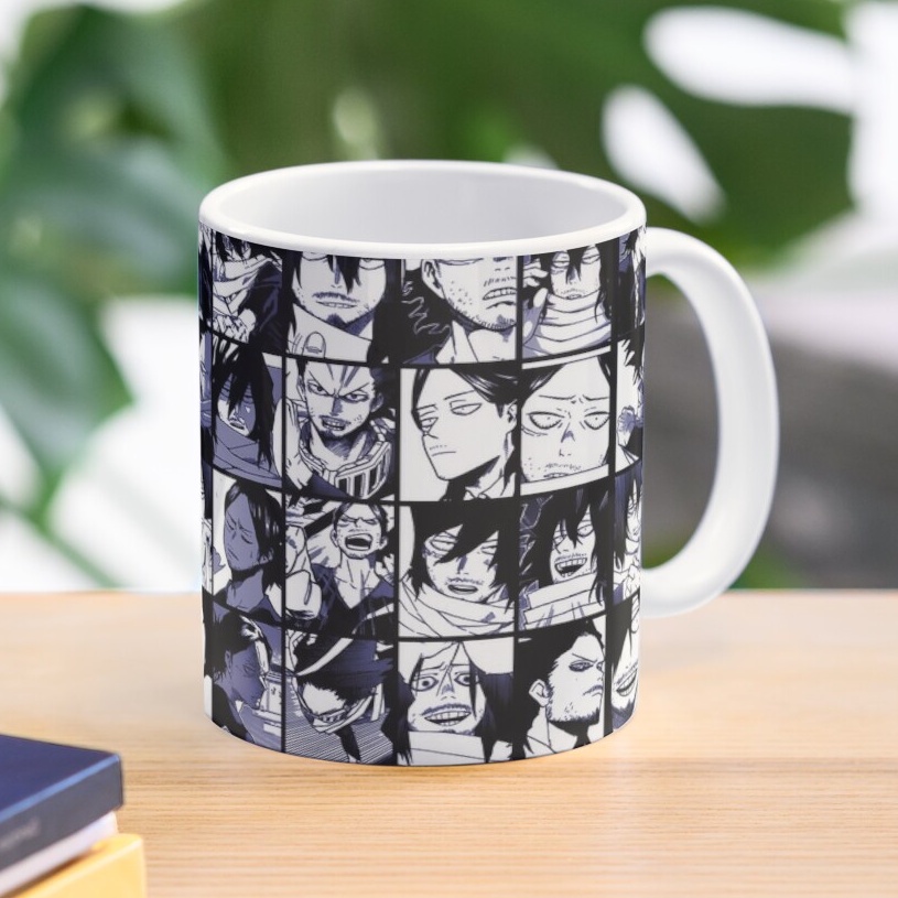 Mug Cangkir Aizawa Shota Collage