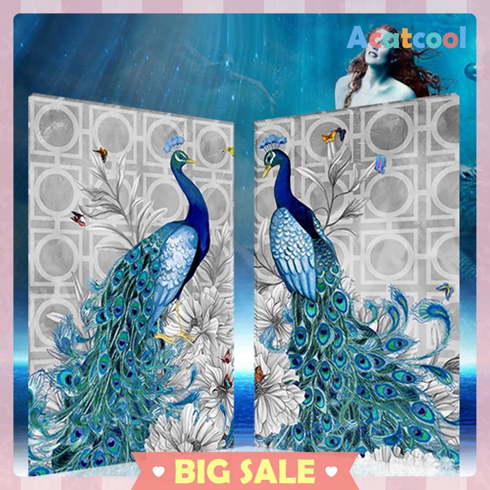 5D Diamond Embroidery Painting DIY Peacock  Stitch Craft Kit Cross