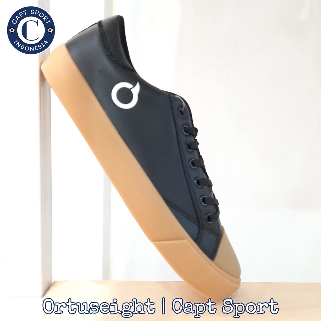 SEPATU SNEAKER ORTUSEIGHT STOCKHOLM black/gum ORIGINAL