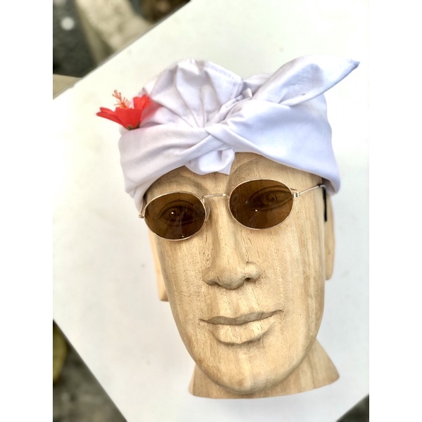 udeng bungkulan putih (setengah jadi) //udeng bali