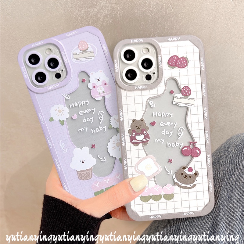 Casing Xiaomi Redmi Note 11 8 9 11s 10S 9s 9 10 11 Pro Max Plus Redmi 10C 10 9 10A 9A 9T 9C Nfc Poco M3 M4 Pro Poco X3 Pro Nfc Motif Kelinci Case Pelindung Earphone Bluetooth Airpod