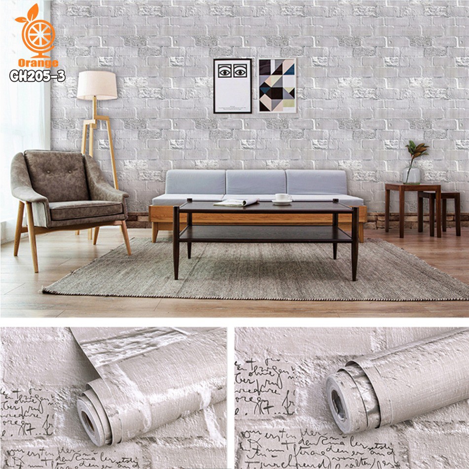 Wallpaper Dinding Motif Elegant Murah Ukuran 45 Cm X 9 M Bahan PVC wallpaper 3d wallpaper dinding kamar tidur Bertekstur Kualitas Super real