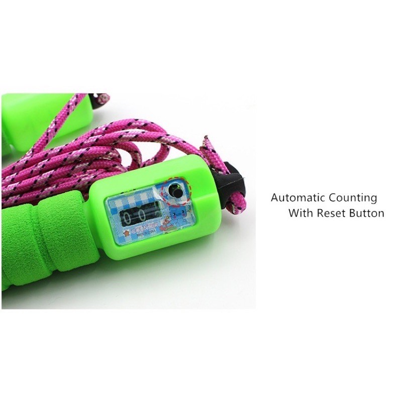 AGB - ATSL29 Tali Skipping Dengan Penghitung / Jump Rope Olahraga Lompat Tali Import-6