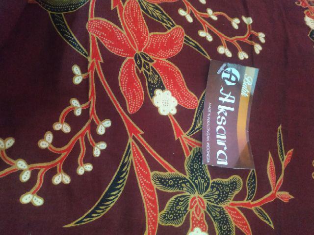 Aserehe Zigzag Tunik Jumbo Batik Mataraman Sogan Camaline Seragam Kantor Kerja Xxl Ld 132 - Modern