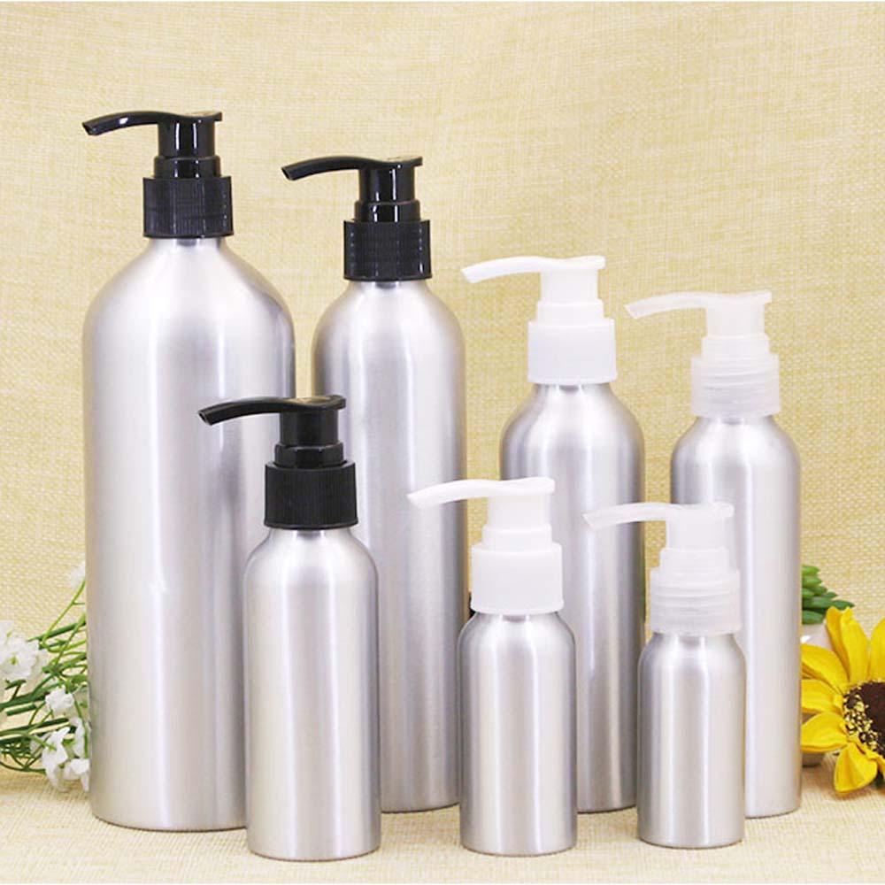 Agustinina Lotion Bottle Water Portable High Quality Hand Pump Wadah Kosmetik Hairdresser Shampoo Botol Aluminium Botol Isi Ulang