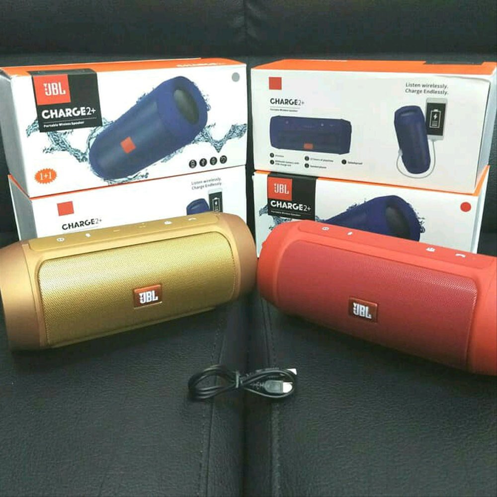SPEAKER AKTIF JBL CHARGE 2 WATERPROOF OEM MEGA BASS POWER BANK bisa CHARGE HP SUPER STEREO SOUND